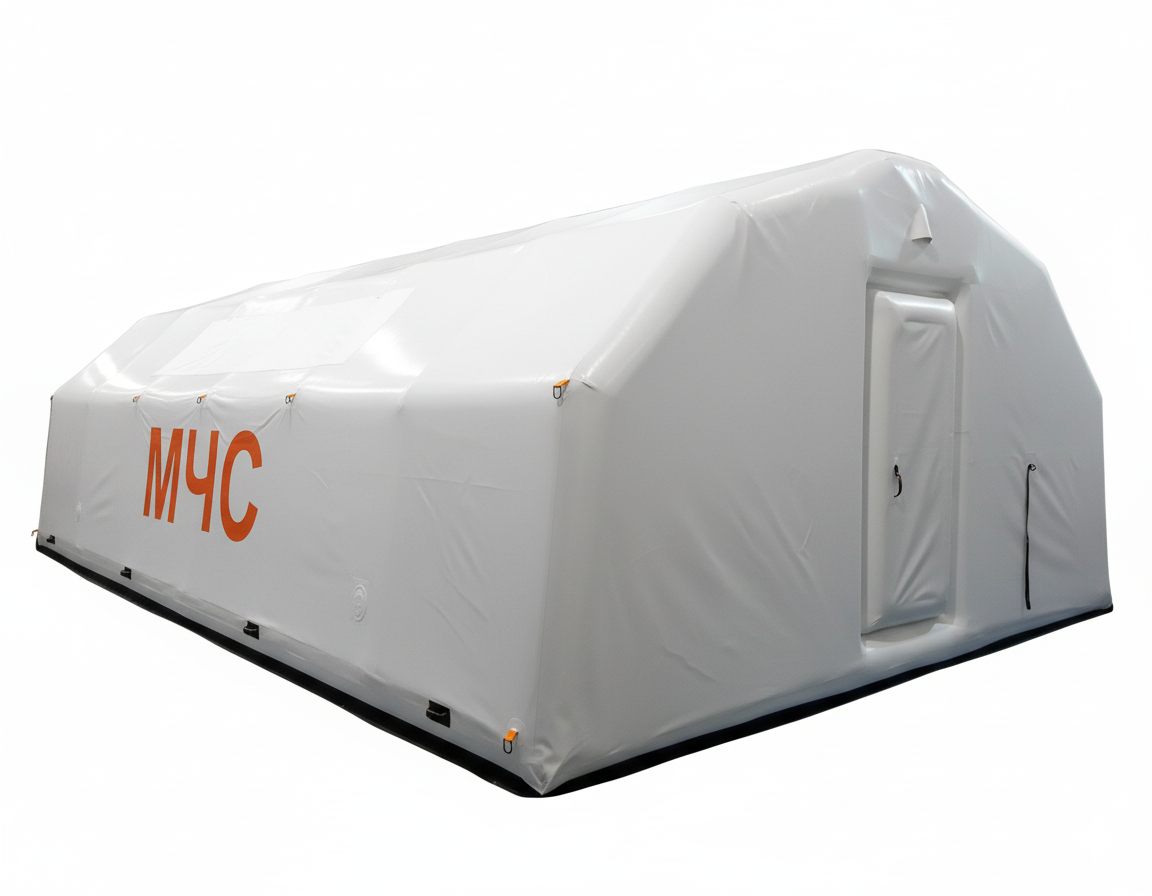 Производство и продажа надувных пневмокаркасных палаток МЧС в Омске и по России